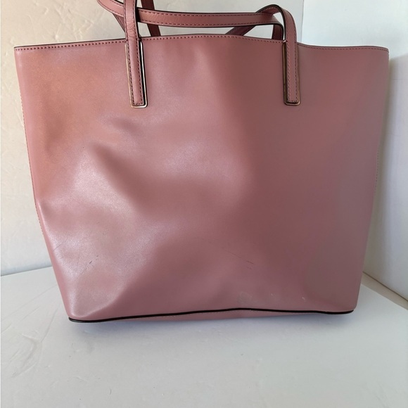 Kate Spade NWOT Mauve Leather Tote With Butterfly Leather Appliqués - Picture 6 of 16